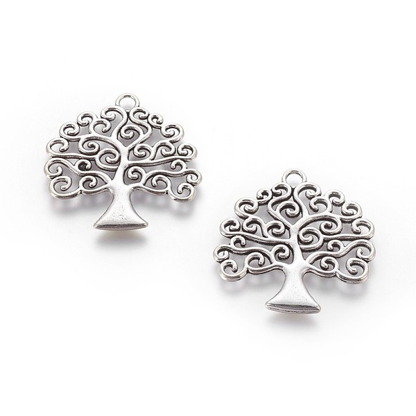 PandaHall Tibetan Style Zinc Alloy Pendants, Tree of Life, Antique Silver, 39x39x3mm, Hole: 3.5mm Alloy Tree
PandaHall Tibetan Style Zinc Alloy Pendants, Tree of Life, Antique Silver, 39x39x3mm, Hole: 3.5mm Alloy Tree