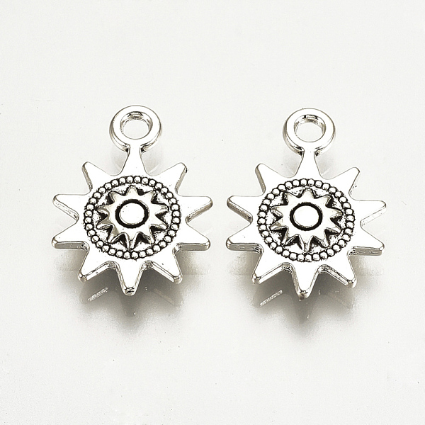 PandaHall Tibetan Style Alloy Pendants, Sun, Cadmium Free & Lead Free,, Antique Silver, 17x13x2.5mm, Hole: 1.5mm, about 1030pcs/1000g Alloy...
PandaHall Tibetan Style Alloy Pendants, Sun, Cadmium Free & Lead Free,, Antique Silver, 17x13x2.5mm, Hole: 1.5mm, about 1030pcs/1000g Alloy...