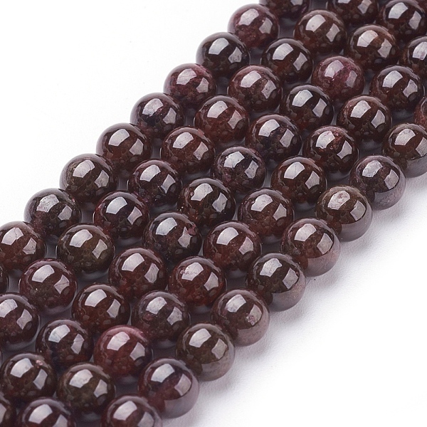 PandaHall Gemstone Beads Strands, Natural Garnet, Grade AB, Round, Dark Red, 6mm, Hole: 0.8~1mm, about 61pcs/strand, 15 inch Garnet Round...
PandaHall Gemstone Beads Strands, Natural Garnet, Grade AB, Round, Dark Red, 6mm, Hole: 0.8~1mm, about 61pcs/strand, 15 inch Garnet Round...