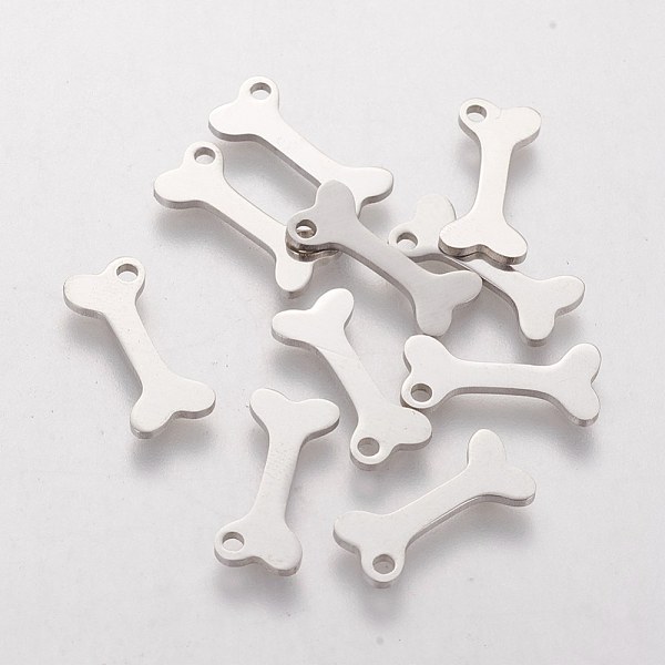 PandaHall 201 Stainless Steel Pendants, Dog Bone, Stainless Steel Color, 15x6.5x1mm, Hole: 1.5mm 201 Stainless Steel Others
PandaHall 201 Stainless Steel Pendants, Dog Bone, Stainless Steel Color, 15x6.5x1mm, Hole: 1.5mm 201 Stainless Steel Others