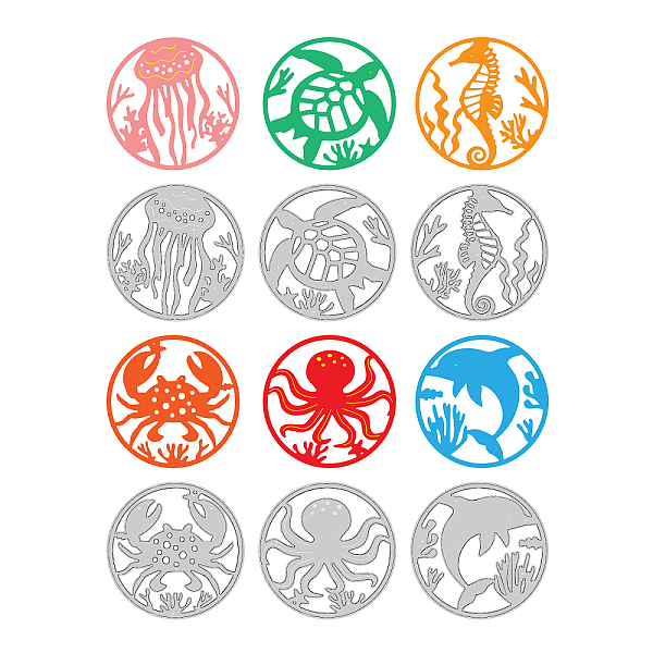 PandaHall Ocean Theme Carbon Steel Cutting Dies Stencils, for DIY Scrapbooking, Photo Album, Decorative Embossing Paper Card, Stainless...
PandaHall Ocean Theme Carbon Steel Cutting Dies Stencils, for DIY Scrapbooking, Photo Album, Decorative Embossing Paper Card, Stainless...