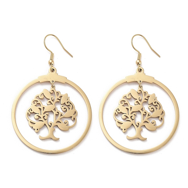 PandaHall 304 Stainless Steel Dangle Earrings, Tree, Golden, 63x40mm 304 Stainless Steel Tree
PandaHall 304 Stainless Steel Dangle Earrings, Tree, Golden, 63x40mm 304 Stainless Steel Tree
