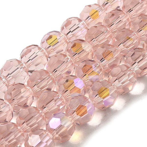 PandaHall Electroplate Transparent Glass Beads Strands, Faceted, Round, Rainbow Plated, Pink, 8mm, Hole: 1mm, about 66~69pcs/strand...
PandaHall Electroplate Transparent Glass Beads Strands, Faceted, Round, Rainbow Plated, Pink, 8mm, Hole: 1mm, about 66~69pcs/strand...