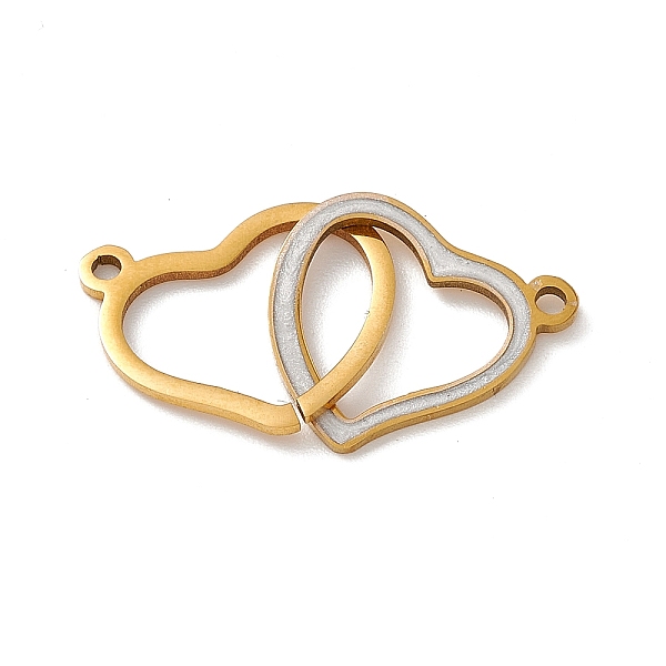PandaHall 304 Stainless Steel Enamel Connector Charms, Double Heart Links, Golden, White, 14x27x1mm, Hole: 1.5mm 304 Stainless Steel Heart...
PandaHall 304 Stainless Steel Enamel Connector Charms, Double Heart Links, Golden, White, 14x27x1mm, Hole: 1.5mm 304 Stainless Steel Heart...