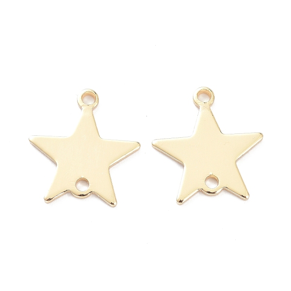PandaHall Brass Link Connectors, Long-Lasting Plated, Star, Real 14K Gold Plated, 13x12x1mm, Hole: 1.2mm Brass Star
PandaHall Brass Link Connectors, Long-Lasting Plated, Star, Real 14K Gold Plated, 13x12x1mm, Hole: 1.2mm Brass Star