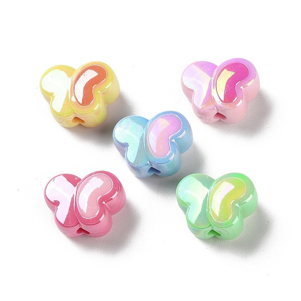PandaHall AB Color Plated Acrylic Beads, Two Tone, Butterfly, Mixed Color, 13.5x17.5x9.5mm, Hole: 2.8mm, about 335pcs/500g Acrylic Butterfly..., Multicolor
PandaHall AB Color Plated Acrylic Beads, Two Tone, Butterfly, Mixed Color, 13.5x17.5x9.5mm, Hole: 2.8mm, about 335pcs/500g Acrylic Butterfly..., Multicolor