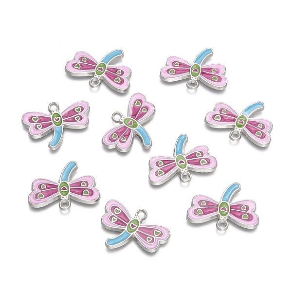 PandaHall Alloy Enamel Pendants, Dragonfly, Lead Free & Cadmium Free & Nickel Free, Platinum, Colorful, about 18mm long,24mm wide,1mm thick...
PandaHall Alloy Enamel Pendants, Dragonfly, Lead Free & Cadmium Free & Nickel Free, Platinum, Colorful, about 18mm long,24mm wide,1mm thick...