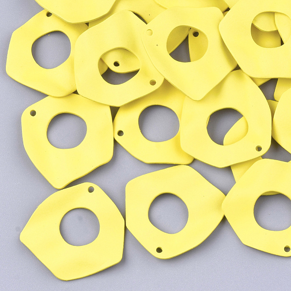 PandaHall Spray Painted Iron Pendants, Nuggets, Yellow, 27x28x3mm, Hole: 1mm Iron Nuggets Yellow
PandaHall Spray Painted Iron Pendants, Nuggets, Yellow, 27x28x3mm, Hole: 1mm Iron Nuggets Yellow