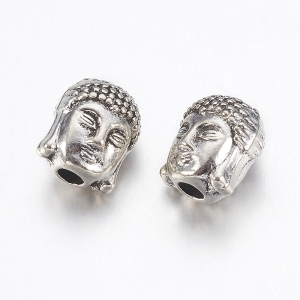 PandaHall Tibetan Style Alloy Beads, Buddha Head, Antique Silver, 10x8.5x8mm, Hole: 1.5mm Alloy Others
PandaHall Tibetan Style Alloy Beads, Buddha Head, Antique Silver, 10x8.5x8mm, Hole: 1.5mm Alloy Others
