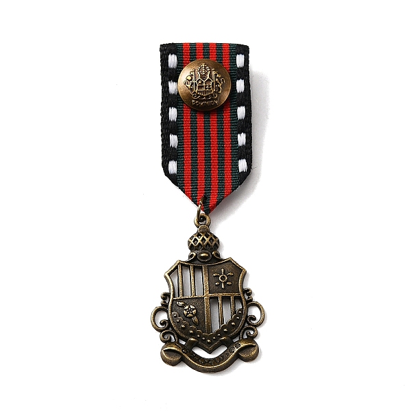 PandaHall Retro British Preppy Style Alloy with Iron Pendant Lapel Pins, Polyester Brooch Medal for Men, Shield Pattern, 95mm Alloy Others
PandaHall Retro British Preppy Style Alloy with Iron Pendant Lapel Pins, Polyester Brooch Medal for Men, Shield Pattern, 95mm Alloy Others