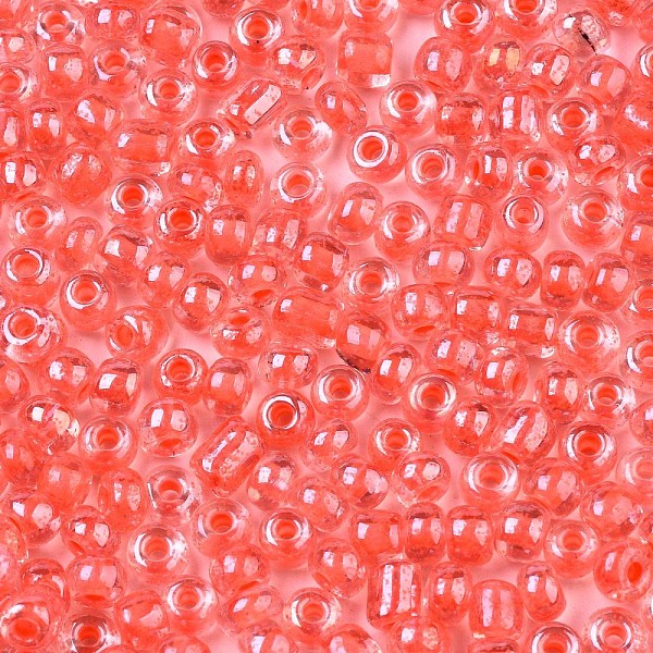 PandaHall 6/0 Glass Seed Beads, Transparent Inside Colours Luster, Round Hole, Round, Pale Violet Red, 6/0, 4~5x2.5~4.5mm, Hole: 1.2mm...
PandaHall 6/0 Glass Seed Beads, Transparent Inside Colours Luster, Round Hole, Round, Pale Violet Red, 6/0, 4~5x2.5~4.5mm, Hole: 1.2mm...