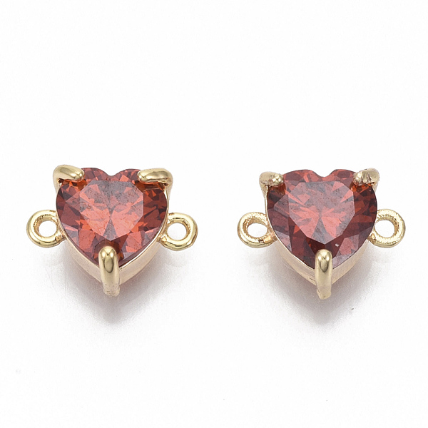 PandaHall Brass Cubic Zirconia Links connectors, Nickel Free, Heart, Red, Real 18K Gold Plated, 8x10.5x5mm, Hole: 1mm Brass+Cubic Zirconia...
PandaHall Brass Cubic Zirconia Links connectors, Nickel Free, Heart, Red, Real 18K Gold Plated, 8x10.5x5mm, Hole: 1mm Brass+Cubic Zirconia...