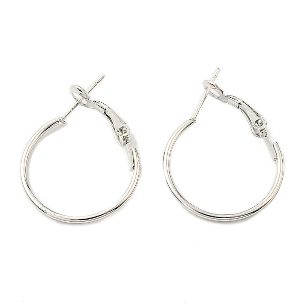 PandaHall Iron Huggie Hoop Earring Findings, Platinum, 22 Gauge, 20x1.2mm, Pin: 0.6mm Iron
PandaHall Iron Huggie Hoop Earring Findings, Platinum, 22 Gauge, 20x1.2mm, Pin: 0.6mm Iron