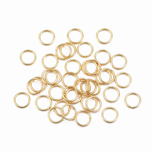 PandaHall 304 Stainless Steel Open Jump Rings, Real 18K Gold Plated, 24 Gauge, 4x0.5mm, Inner Diameter: 3mm 304 Stainless Steel
PandaHall 304 Stainless Steel Open Jump Rings, Real 18K Gold Plated, 24 Gauge, 4x0.5mm, Inner Diameter: 3mm 304 Stainless Steel