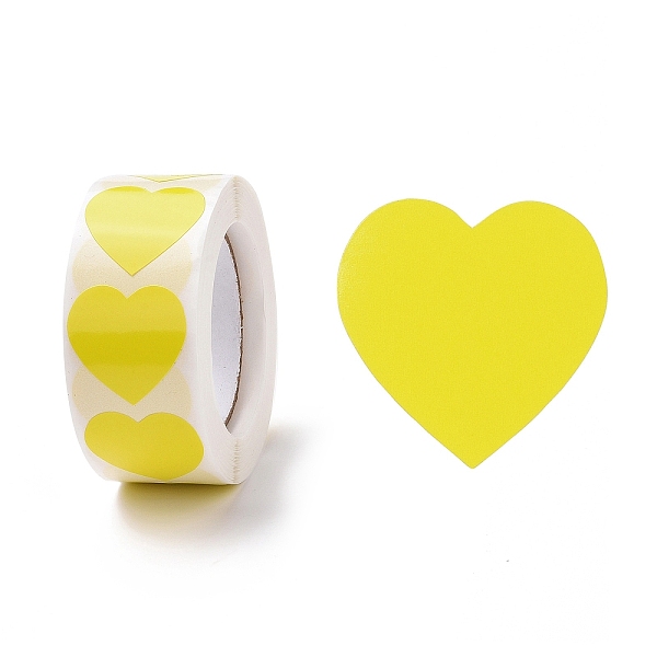 PandaHall Heart Paper Stickers, Adhesive Labels Roll Stickers, Gift Tag, for Envelopes, Party, Presents Decoration, Yellow, 25x24x0.1mm...
PandaHall Heart Paper Stickers, Adhesive Labels Roll Stickers, Gift Tag, for Envelopes, Party, Presents Decoration, Yellow, 25x24x0.1mm...