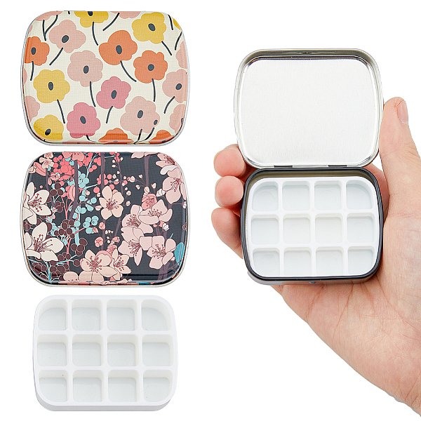 PandaHall DICOSMETIC 2Pcs Mini Watercolor Palettes Empty Watercolor Tins with Lid Rectangle Painting Tray Flower Pattern Paint Storage..., Multicolor
PandaHall DICOSMETIC 2Pcs Mini Watercolor Palettes Empty Watercolor Tins with Lid Rectangle Painting Tray Flower Pattern Paint Storage..., Multicolor