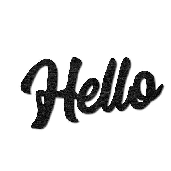 PandaHall CREATCABIN Wood Cutout Hello Sign Laser Cut Wooden Wall Decor Sculpture Hanging Decor Wall Art Decoration for Home Gallery Office..., Black
PandaHall CREATCABIN Wood Cutout Hello Sign Laser Cut Wooden Wall Decor Sculpture Hanging Decor Wall Art Decoration for Home Gallery Office..., Black