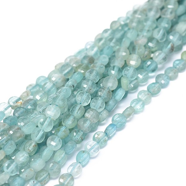 PandaHall Natural Apatite Beads Strands, Faceted, Flat Round, 3.5x1.5~2mm, Hole: 0.6mm, about 116pcs/strand, 15.35~15.51 inch(39~39.4cm)...
PandaHall Natural Apatite Beads Strands, Faceted, Flat Round, 3.5x1.5~2mm, Hole: 0.6mm, about 116pcs/strand, 15.35~15.51 inch(39~39.4cm)...