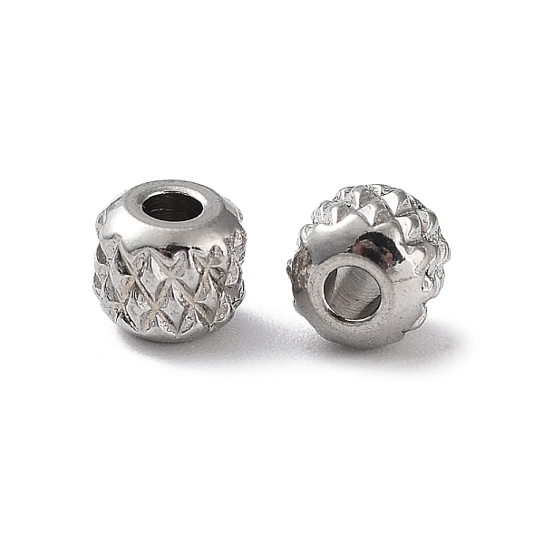 PandaHall 303 Stainless Steel Beads, Rondelle, Stainless Steel Color, 8x7.5mm, Hole: 2mm 303 Stainless Steel Rondelle
PandaHall 303 Stainless Steel Beads, Rondelle, Stainless Steel Color, 8x7.5mm, Hole: 2mm 303 Stainless Steel Rondelle