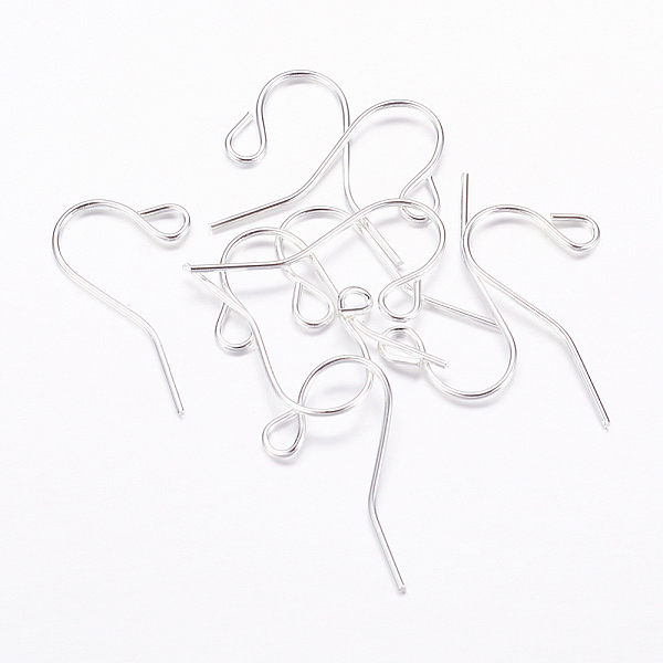 PandaHall Iron Earring Hooks, with Horizontal Loop, Silver Color Plated, Lead Free and Nickel Free, Size: about 17mm long, 12mm wide Iron...
PandaHall Iron Earring Hooks, with Horizontal Loop, Silver Color Plated, Lead Free and Nickel Free, Size: about 17mm long, 12mm wide Iron...