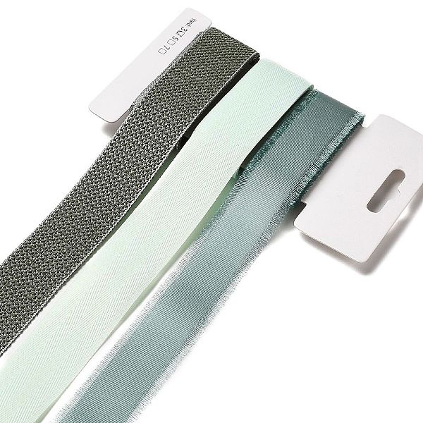 PandaHall 9 Yards 3 Styles Polyester Ribbon, for DIY Handmade Craft, Hair Bowknots and Gift Decoration, Light Green Color Palette, Pale...
PandaHall 9 Yards 3 Styles Polyester Ribbon, for DIY Handmade Craft, Hair Bowknots and Gift Decoration, Light Green Color Palette, Pale...