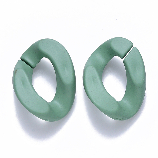 PandaHall Opaque Spray Painted Acrylic Linking Rings, Quick Link Connectors, for Curb Chains Making, Twist, Teal, 30x21x6mm, Inner Diameter..., Cyan
PandaHall Opaque Spray Painted Acrylic Linking Rings, Quick Link Connectors, for Curb Chains Making, Twist, Teal, 30x21x6mm, Inner Diameter..., Cyan
