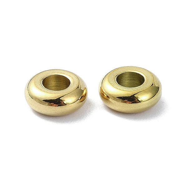 PandaHall 201 Stainless Steel Beads, Rondelle, Golden, 6x2.5mm, Hole: 2.5mm 201 Stainless Steel Rondelle
PandaHall 201 Stainless Steel Beads, Rondelle, Golden, 6x2.5mm, Hole: 2.5mm 201 Stainless Steel Rondelle