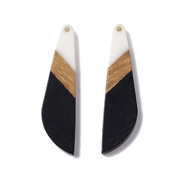 PandaHall Opaque Resin & Walnut Wood Big Pendants, Knife Charms, Black, 53x13.5x3.5mm, Hole: 2mm Resin+Wood Tool Black
PandaHall Opaque Resin & Walnut Wood Big Pendants, Knife Charms, Black, 53x13.5x3.5mm, Hole: 2mm Resin+Wood Tool Black