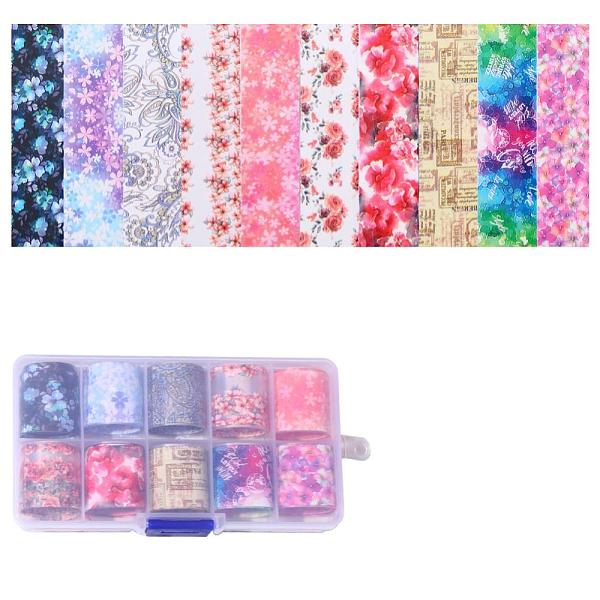 PandaHall 10Rolls Nail Art Transfer Stickers, Nail Decals, DIY Nail Tips Decoration, Flower, Mixed Color, 25mm, 1m/roll Paper Flower..., Multicolor
PandaHall 10Rolls Nail Art Transfer Stickers, Nail Decals, DIY Nail Tips Decoration, Flower, Mixed Color, 25mm, 1m/roll Paper Flower..., Multicolor