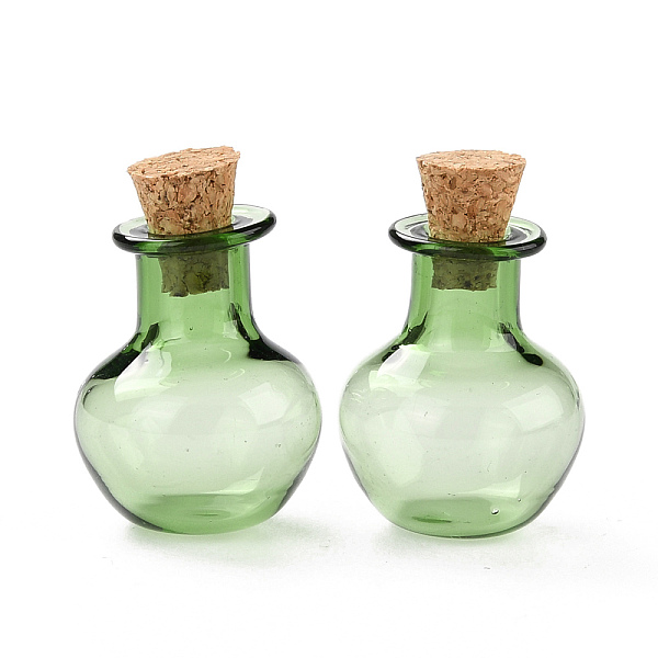 PandaHall Round Glass Cork Bottles Ornament, Glass Empty Wishing Bottles, DIY Vials for Pendant Decorations, Medium Sea Green, 1.8x2.1cm...
PandaHall Round Glass Cork Bottles Ornament, Glass Empty Wishing Bottles, DIY Vials for Pendant Decorations, Medium Sea Green, 1.8x2.1cm...