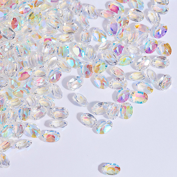 PandaHall Pointed Back Resin Rhinestone Cabochons, Nail Art Decoration Accessories, Oval, Clear AB, 7x5x3mm Resin Oval White
PandaHall Pointed Back Resin Rhinestone Cabochons, Nail Art Decoration Accessories, Oval, Clear AB, 7x5x3mm Resin Oval White