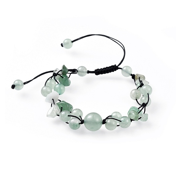 PandaHall Adjustable Nylon Cord Braided Bead Bracelets, with Natural Green Aventurine Beads, 1-3/8 inch(37mm) Green Aventurine
PandaHall Adjustable Nylon Cord Braided Bead Bracelets, with Natural Green Aventurine Beads, 1-3/8 inch(37mm) Green Aventurine