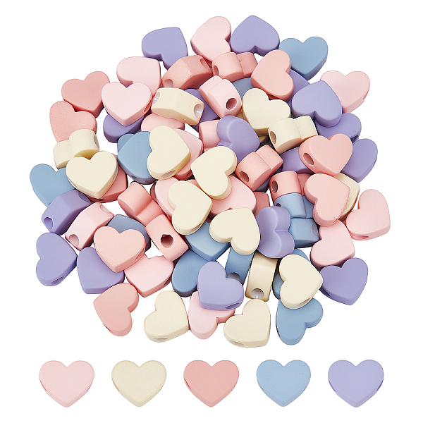PandaHall CHGCRAFT 80Pcs 5 Colors Rubberized Style Opaque Acrylic Beads, Heart, Mixed Color, 17.5x17.5mm, 16pcs/color Acrylic Heart..., Multicolor
PandaHall CHGCRAFT 80Pcs 5 Colors Rubberized Style Opaque Acrylic Beads, Heart, Mixed Color, 17.5x17.5mm, 16pcs/color Acrylic Heart..., Multicolor