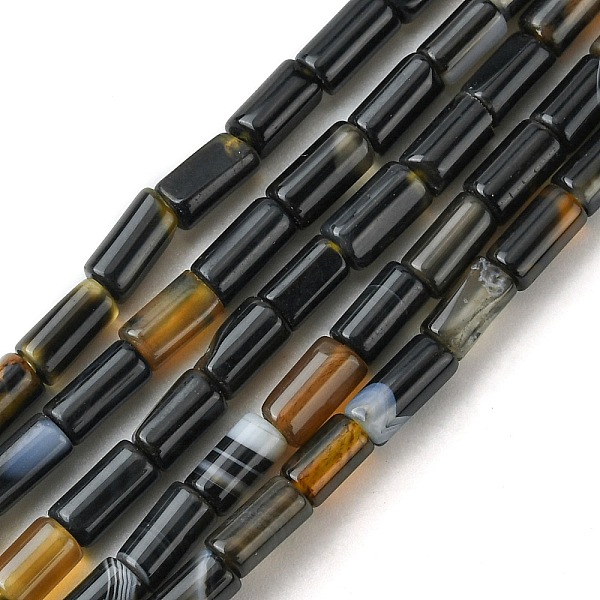 PandaHall Natural Black Agate Beads Strands, Dyed & Heated, Column, Black, 5~6.5x3~3.5mm, Hole: 0.8mm, about 73pcs/strand, 15.75''(40cm)...
PandaHall Natural Black Agate Beads Strands, Dyed & Heated, Column, Black, 5~6.5x3~3.5mm, Hole: 0.8mm, about 73pcs/strand, 15.75''(40cm)...