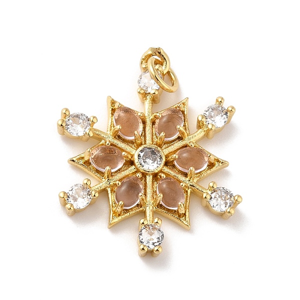 PandaHall Rack Plating Brass Micro Pave Cubic Zirconia Pendants, Cadmium Free & Lead Free, Real 18K Gold Plated, Snowflake, Clear...
PandaHall Rack Plating Brass Micro Pave Cubic Zirconia Pendants, Cadmium Free & Lead Free, Real 18K Gold Plated, Snowflake, Clear...