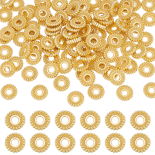 PandaHall BENECREAT 100Pcs Rack Plating Alloy Spacer Beads, Lead Free & Cadmium Free, Long-Lasting Plated, Flat Round, Real 18K Gold Plated...
PandaHall BENECREAT 100Pcs Rack Plating Alloy Spacer Beads, Lead Free & Cadmium Free, Long-Lasting Plated, Flat Round, Real 18K Gold Plated...