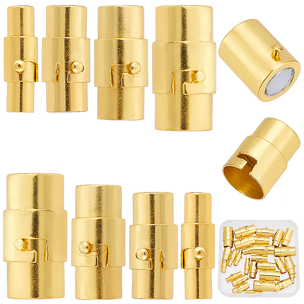 PandaHall SUNNYCLUE 32Sets 4 Style Brass Locking Tube Magnetic Clasps, Column, Golden, 15~18x4~10mm, hole: 3~8mm, 8sets/style Brass Column
PandaHall SUNNYCLUE 32Sets 4 Style Brass Locking Tube Magnetic Clasps, Column, Golden, 15~18x4~10mm, hole: 3~8mm, 8sets/style Brass Column