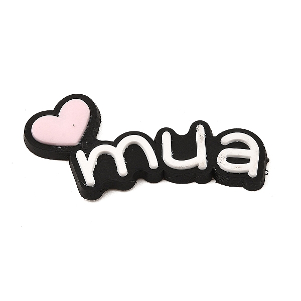 PandaHall Opaque Resin Cabochons, Cartoon Word Mua, for Jewelry Making, Pink, 16x33x2.8mm Resin Word Pink
PandaHall Opaque Resin Cabochons, Cartoon Word Mua, for Jewelry Making, Pink, 16x33x2.8mm Resin Word Pink