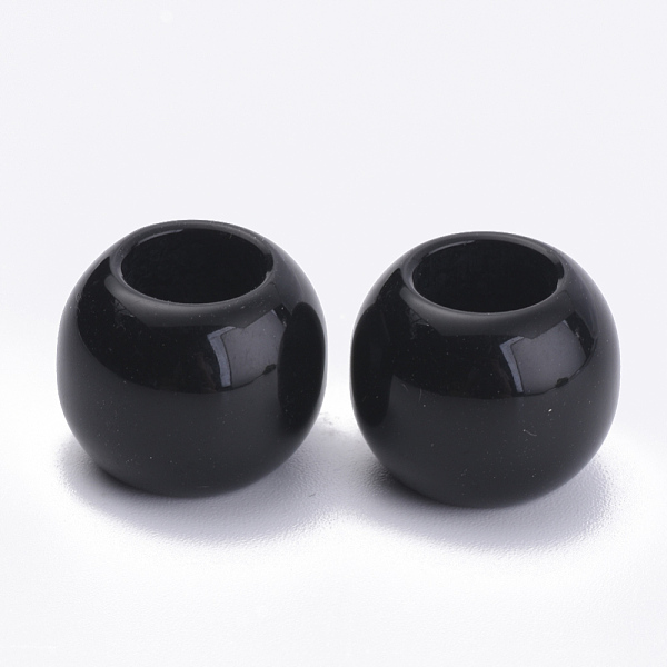 PandaHall Opaque Acrylic Beads, Large Hole Beads, Round, Black, 15x12mm, Hole: 8mm, about 325pcs/500g Acrylic Round Black
PandaHall Opaque Acrylic Beads, Large Hole Beads, Round, Black, 15x12mm, Hole: 8mm, about 325pcs/500g Acrylic Round Black