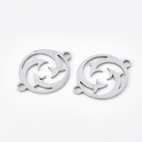 PandaHall 201 Stainless Steel Links connectors, Laser Cut Links, Flat Round with Arrowhead, Stainless Steel Color, 20x15x1mm, Hole: 1.8mm...
PandaHall 201 Stainless Steel Links connectors, Laser Cut Links, Flat Round with Arrowhead, Stainless Steel Color, 20x15x1mm, Hole: 1.8mm...