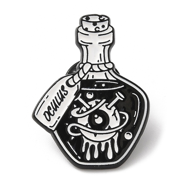 PandaHall Punk Style Enamel Pin, Black Zinc Alloy Brooch for Backpack Clothes, Eye & Bottle, 30x22x1.5mm Alloy+Enamel Eye Black
PandaHall Punk Style Enamel Pin, Black Zinc Alloy Brooch for Backpack Clothes, Eye & Bottle, 30x22x1.5mm Alloy+Enamel Eye Black