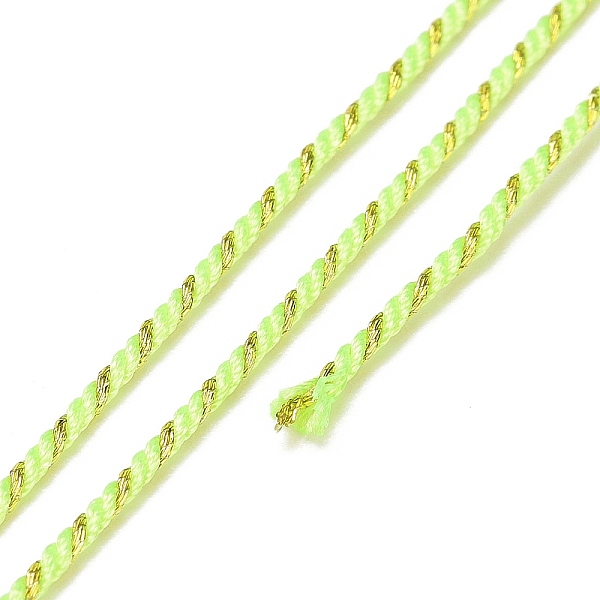 PandaHall Polycotton Filigree Cord, Braided Rope, with Plastic Reel, for Wall Hanging, Crafts, Gift Wrapping, Green Yellow, 1.2mm, about...
PandaHall Polycotton Filigree Cord, Braided Rope, with Plastic Reel, for Wall Hanging, Crafts, Gift Wrapping, Green Yellow, 1.2mm, about...