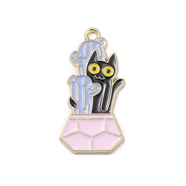 PandaHall Alloy Enamel Pendants, Light Gold, Cat with Potted Plant Charm, Lavender, 30x15x1.3mm, Hole: 1.8mm Alloy+Enamel Cat Shape Purple
PandaHall Alloy Enamel Pendants, Light Gold, Cat with Potted Plant Charm, Lavender, 30x15x1.3mm, Hole: 1.8mm Alloy+Enamel Cat Shape Purple