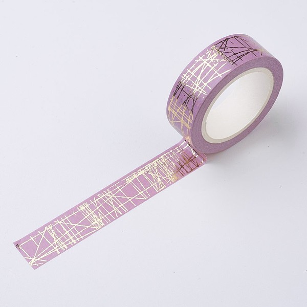 PandaHall DIY Scrapbook Decorative Paper Tapes, Adhesive Tapes, Plum, 15mm Paper Purple
PandaHall DIY Scrapbook Decorative Paper Tapes, Adhesive Tapes, Plum, 15mm Paper Purple