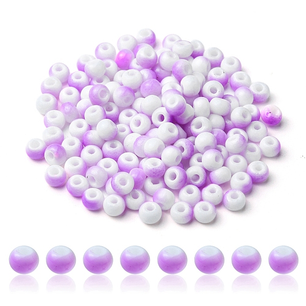 PandaHall 6/0 Opaque Glass Seed Beads, Round Hole, Rondelle, Plum, 4~4.5x3~4mm, Hole: 0.8~1.5mm, 10g/box Glass Rondelle Purple
PandaHall 6/0 Opaque Glass Seed Beads, Round Hole, Rondelle, Plum, 4~4.5x3~4mm, Hole: 0.8~1.5mm, 10g/box Glass Rondelle Purple