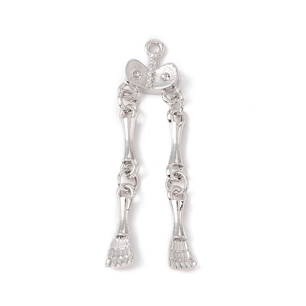 PandaHall Halloween Alloy Pendants, Lower Body Bone, Platinum, 43x11x4mm, Hole: 1.5mm Alloy Body
PandaHall Halloween Alloy Pendants, Lower Body Bone, Platinum, 43x11x4mm, Hole: 1.5mm Alloy Body