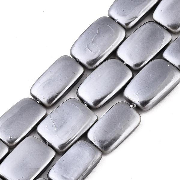 PandaHall Electroplate Natural Freshwater Shell Beads Strands, Rectangle, Gray, 15~16x10x3mm, Hole: 1mm, about 26pcs/strand, 16.14 inch...
PandaHall Electroplate Natural Freshwater Shell Beads Strands, Rectangle, Gray, 15~16x10x3mm, Hole: 1mm, about 26pcs/strand, 16.14 inch...