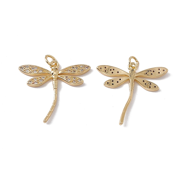 PandaHall Brass Micro Pave Clear Cubic Zirconia Pendants, with Jump Ring, Cadmium Free & Nickel Free & Lead Free, Rack Plating, Dragonfly...
PandaHall Brass Micro Pave Clear Cubic Zirconia Pendants, with Jump Ring, Cadmium Free & Nickel Free & Lead Free, Rack Plating, Dragonfly...