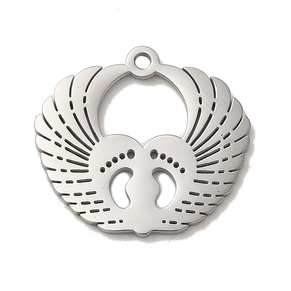 PandaHall 304 Stainless Steel Pendants, Laser Cut, Heart with Wing Charm, Stainless Steel Color, 23x25x1.5mm, Hole: 1.8mm 304 Stainless...
PandaHall 304 Stainless Steel Pendants, Laser Cut, Heart with Wing Charm, Stainless Steel Color, 23x25x1.5mm, Hole: 1.8mm 304 Stainless...