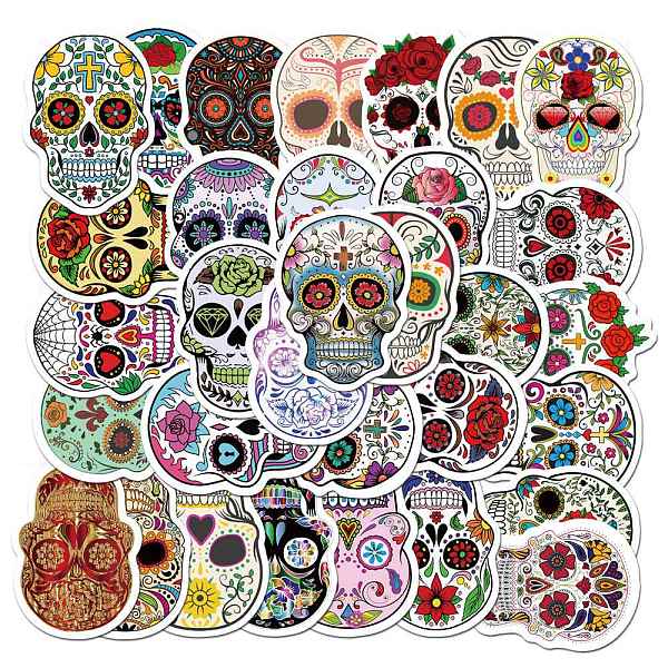 PandaHall Halloween Theme Luminous Body Art Tattoos Stickers, Removable Temporary Tattoos Paper Stickers, Skull, Mixed Color, 30~60mm..., Multicolor
PandaHall Halloween Theme Luminous Body Art Tattoos Stickers, Removable Temporary Tattoos Paper Stickers, Skull, Mixed Color, 30~60mm..., Multicolor